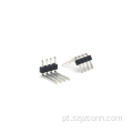 Conector de cabeçalho de pino de 2,0 mm de linha única 4P